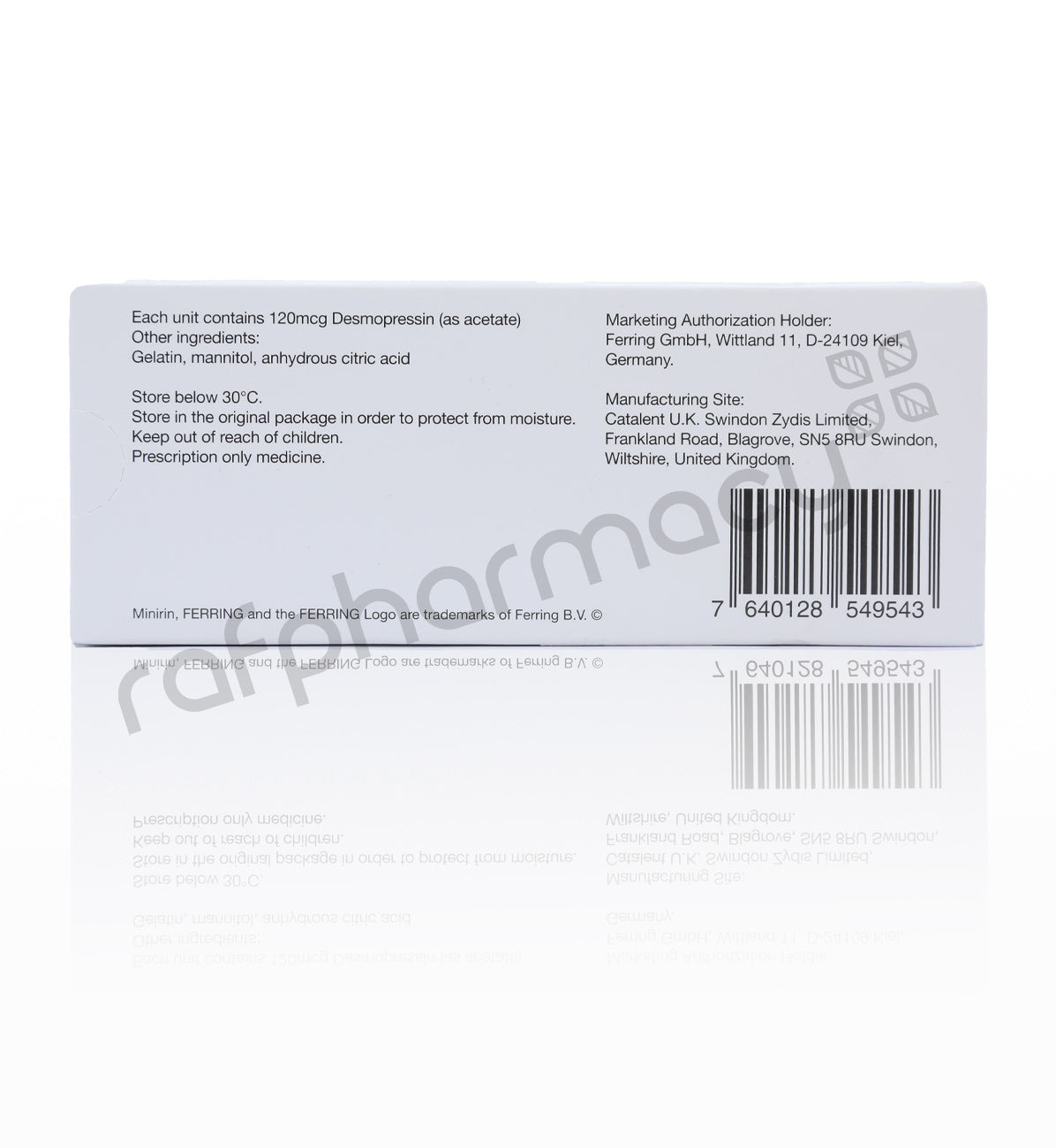 أقراص مينيرين ميلت 120 ميكروجرام 30 قرصًا