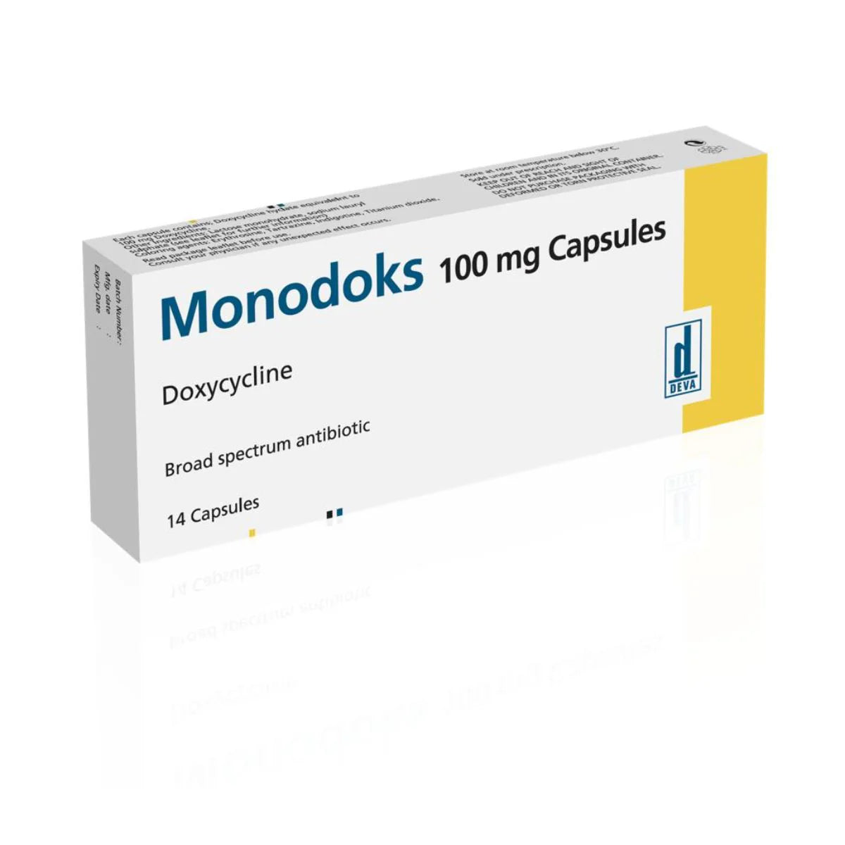 Monodoks 100 Mg Capsules 14'S