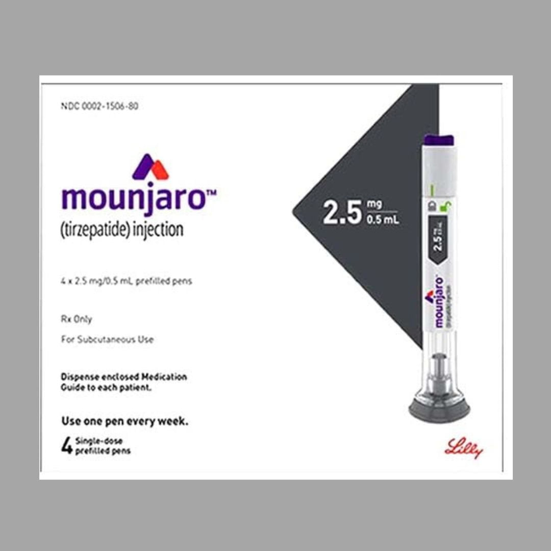 Mounjaro 2.5mg/0.5ml Injection In Pre-Filled Pens 4'S