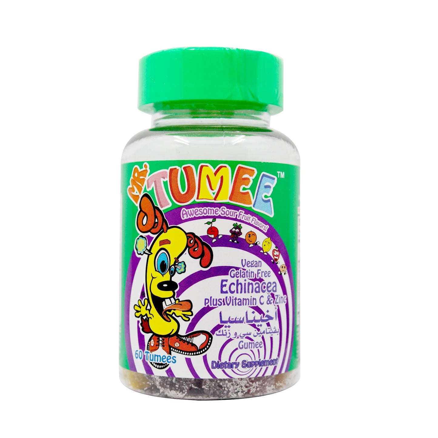 Mr.Tumee Echinacea Plus Vitamin C & Zinc Gumee Tumees 60'S