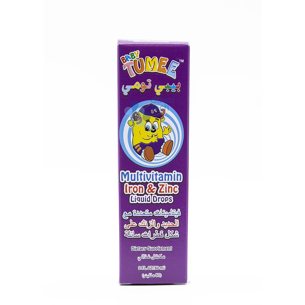 Mr.Tumee Infant Multi-Vit Iron & Zinc Liquid Drops 60Ml