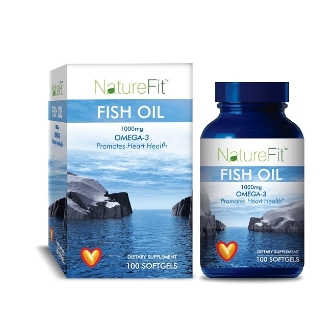 كبسولات زيت السمك من ناتشر فيت، 100 كبسولة