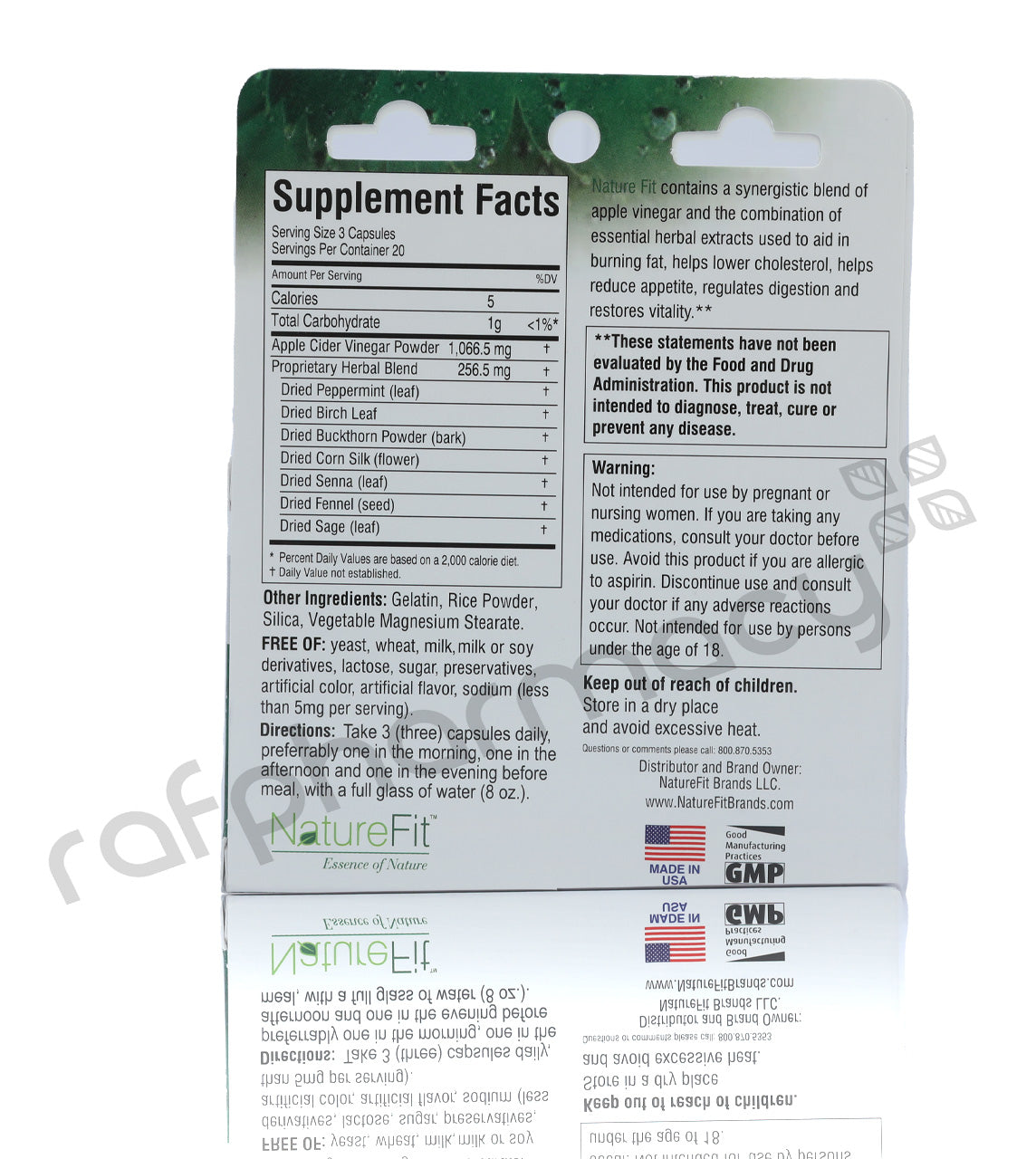 NATUREFIT WEIGHTLOSS CAPSULES 60'S