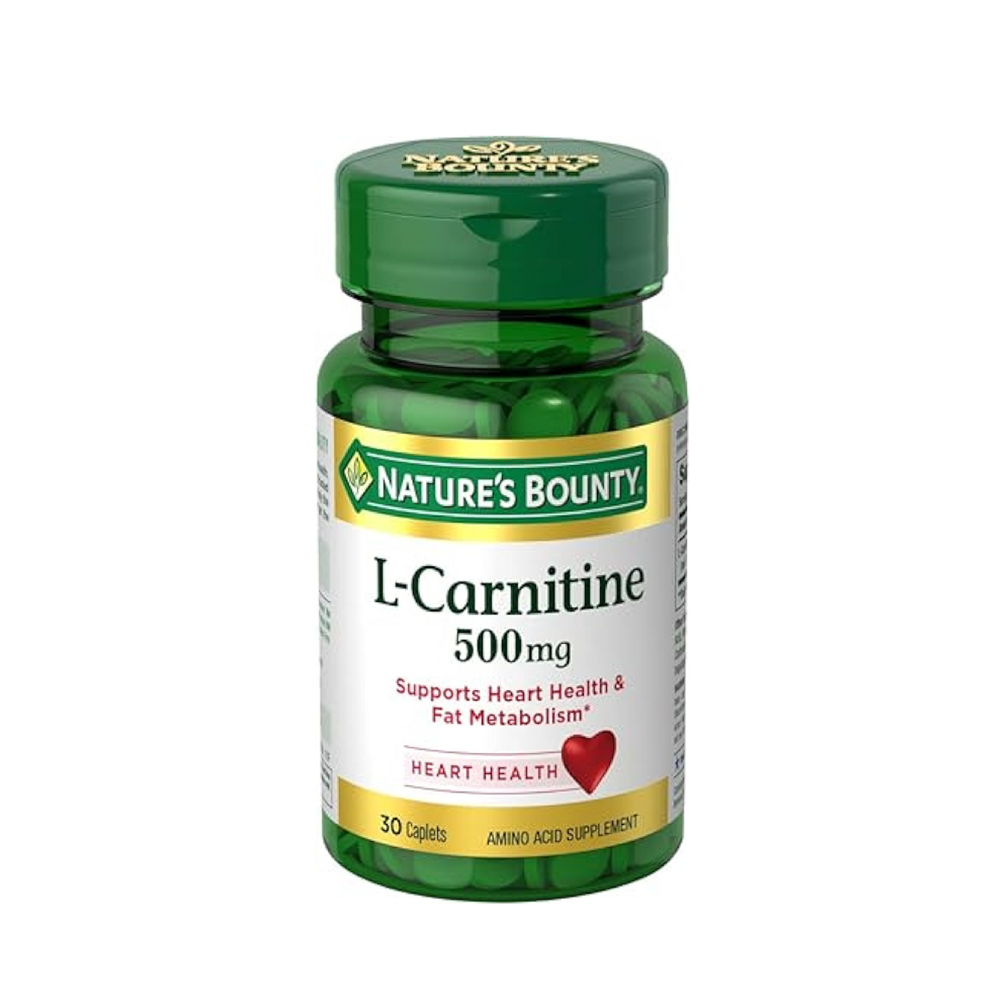 Natures Bounty L-Carnitine 500Mg Caplets 30'S