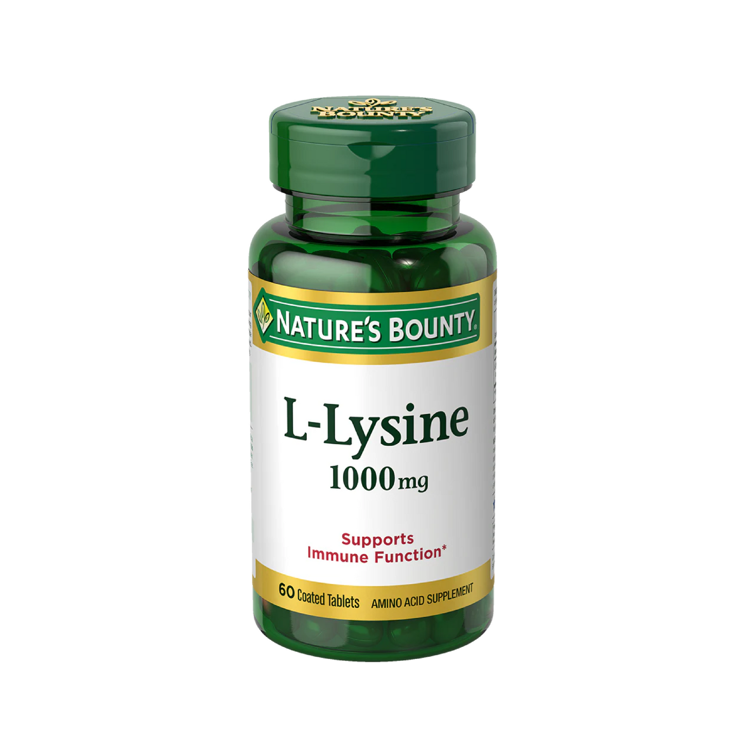 Natures Bounty L-Lysine 1000mg Tablets 60'S