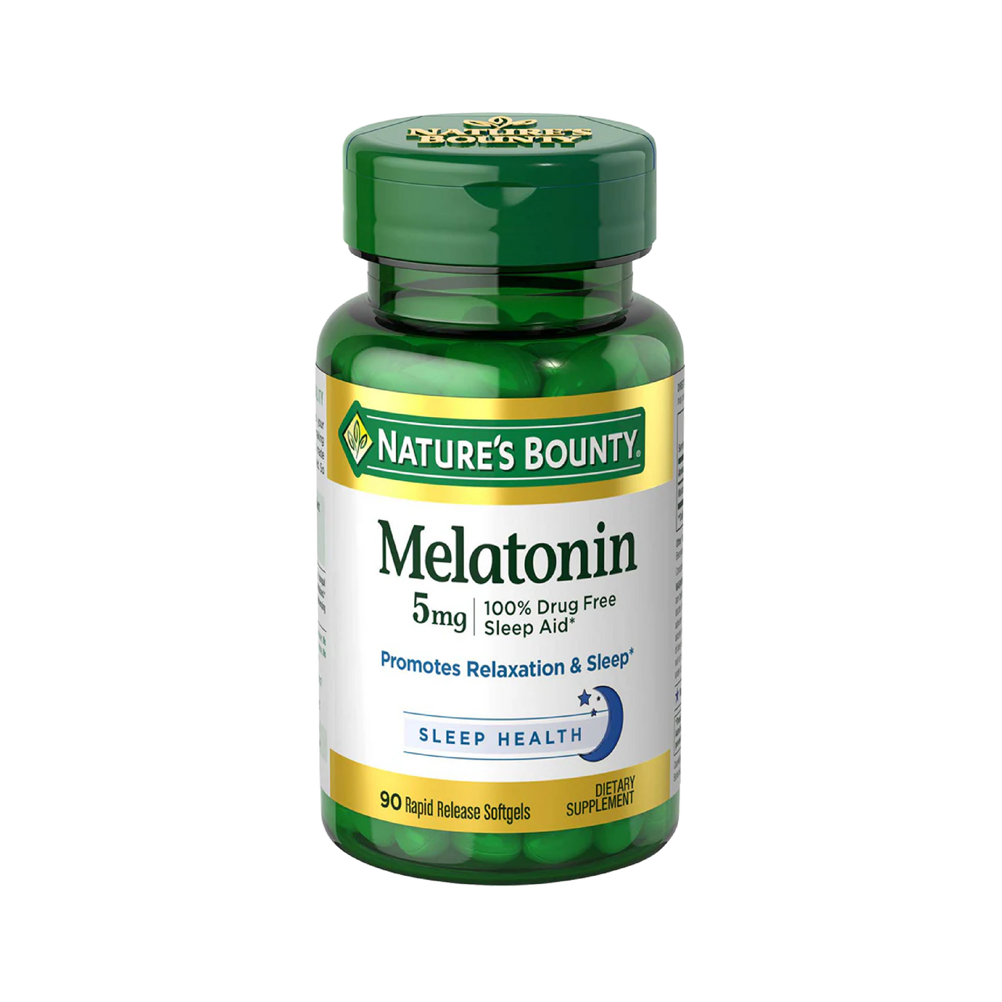 Nature's Bounty Melatonin 5Mg Rapid Release Softgels 90'S