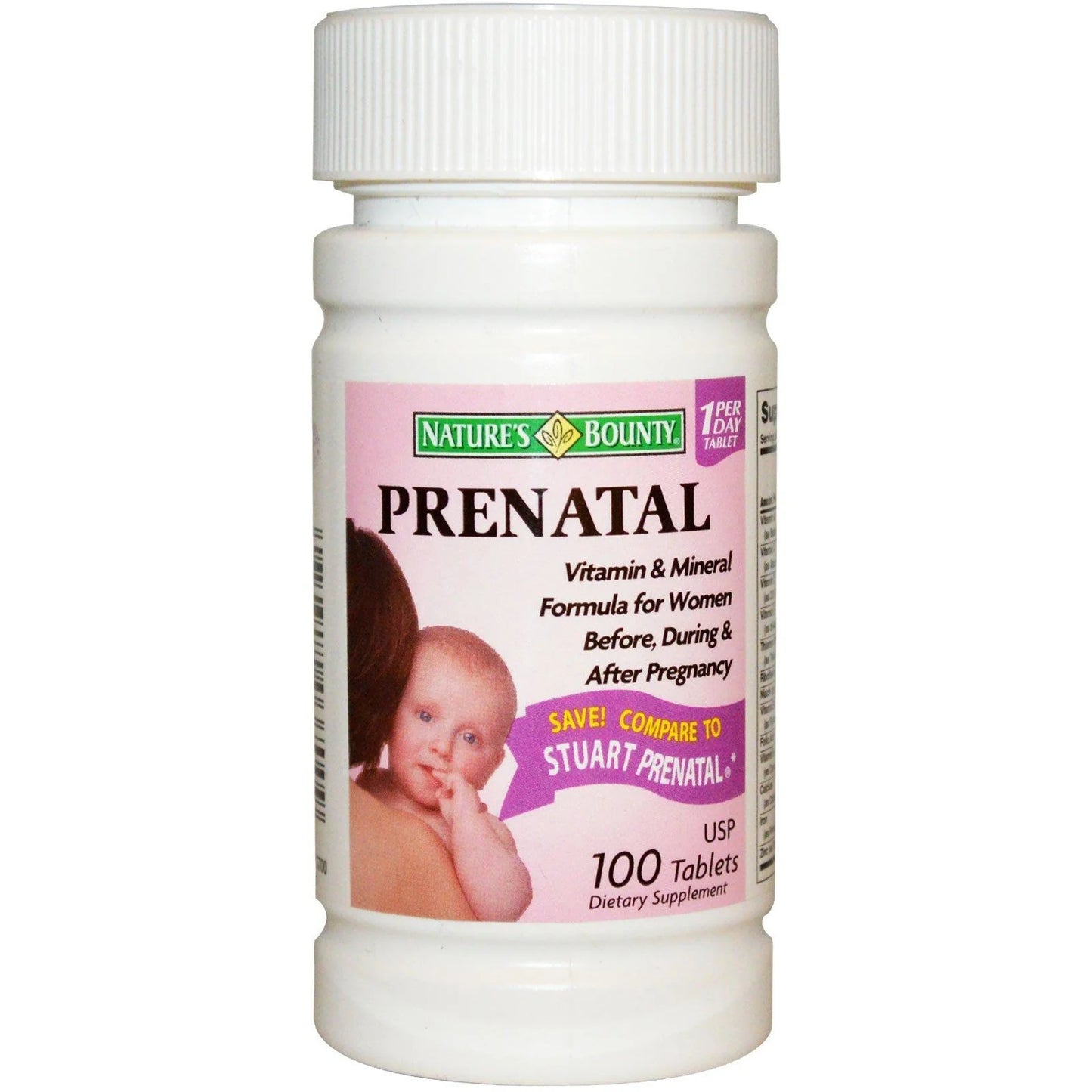 NATURES BOUNTY PRENATAL TABLETS 100'S