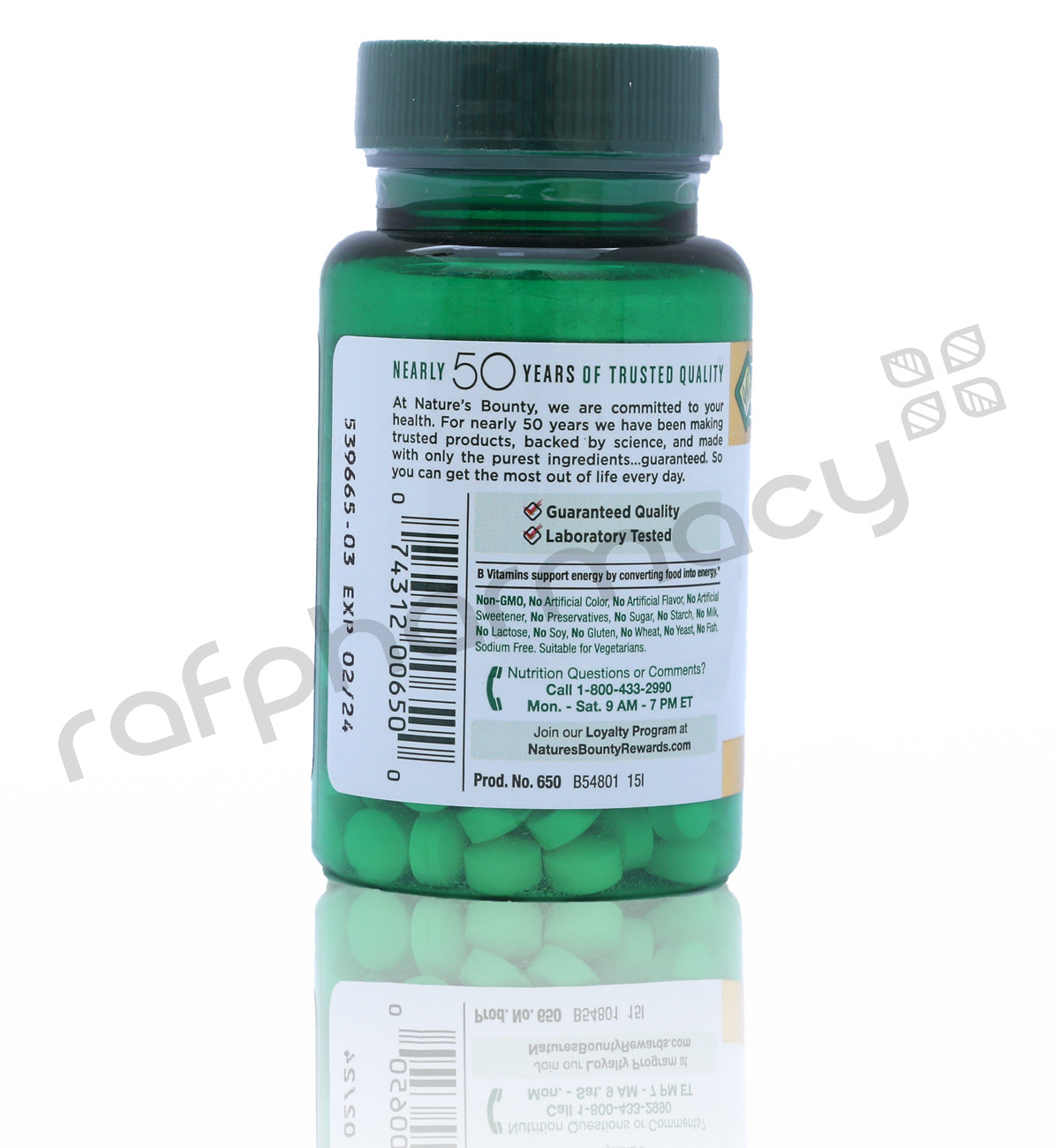 أقراص فيتامين ب-6 100 مجم من ناتشرز باونتي، 100 قرص