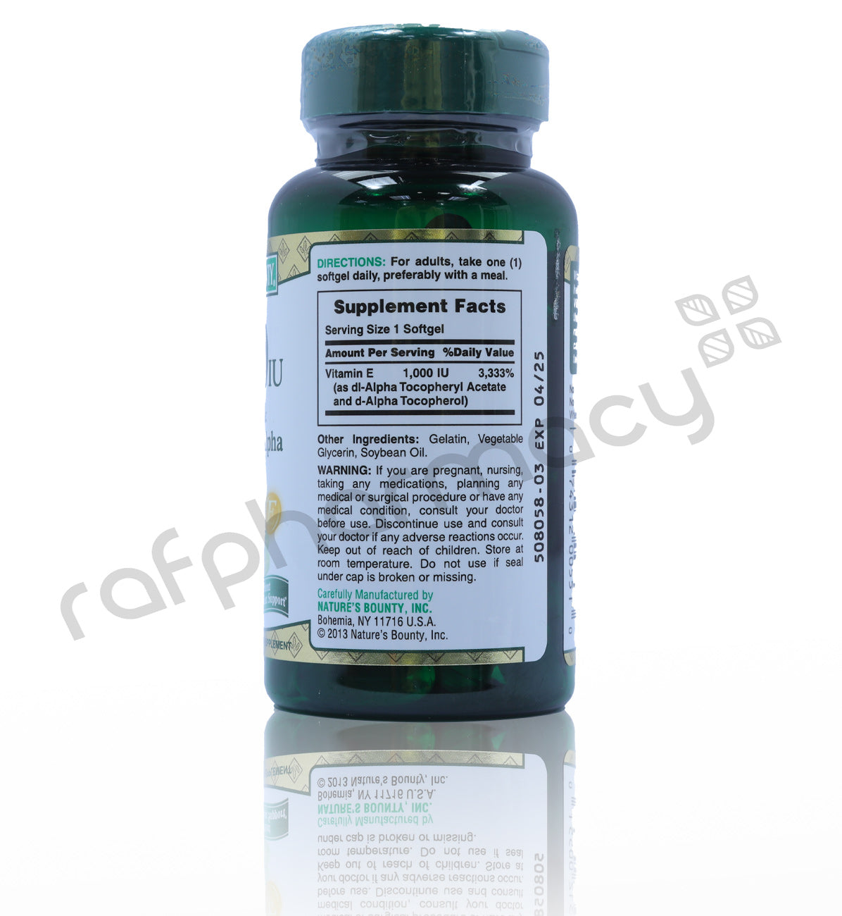 Nature'S Bounty Vitamin E 1000 Iu Softgel 50'S