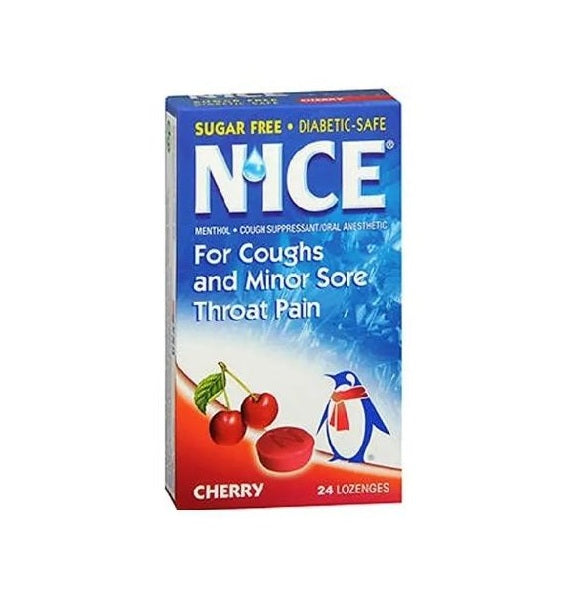 NICE CHERRY LOZENGES 24'S