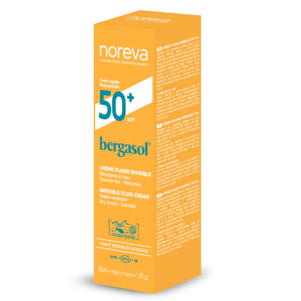 Noreva Bergasol Invisible Fluid Cream Spf 50+ 40ml