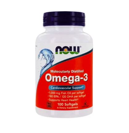 Now Omega-3 1000mg Softgels 100'S