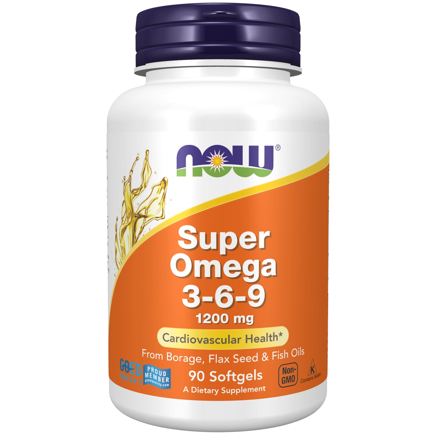 Now Super Omega 3-6-9 1200mg Softgels 90'S