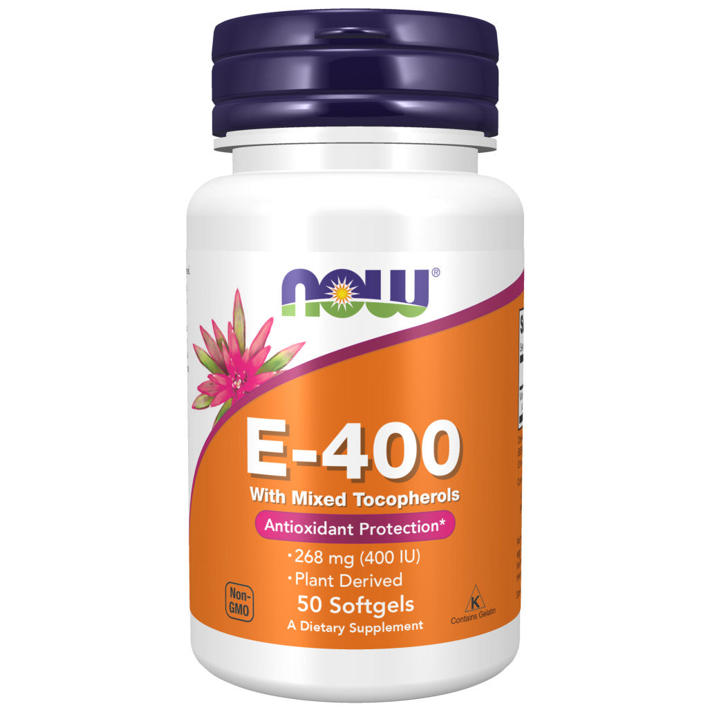 Now Vitamin E 400Iu Softgels 50'S