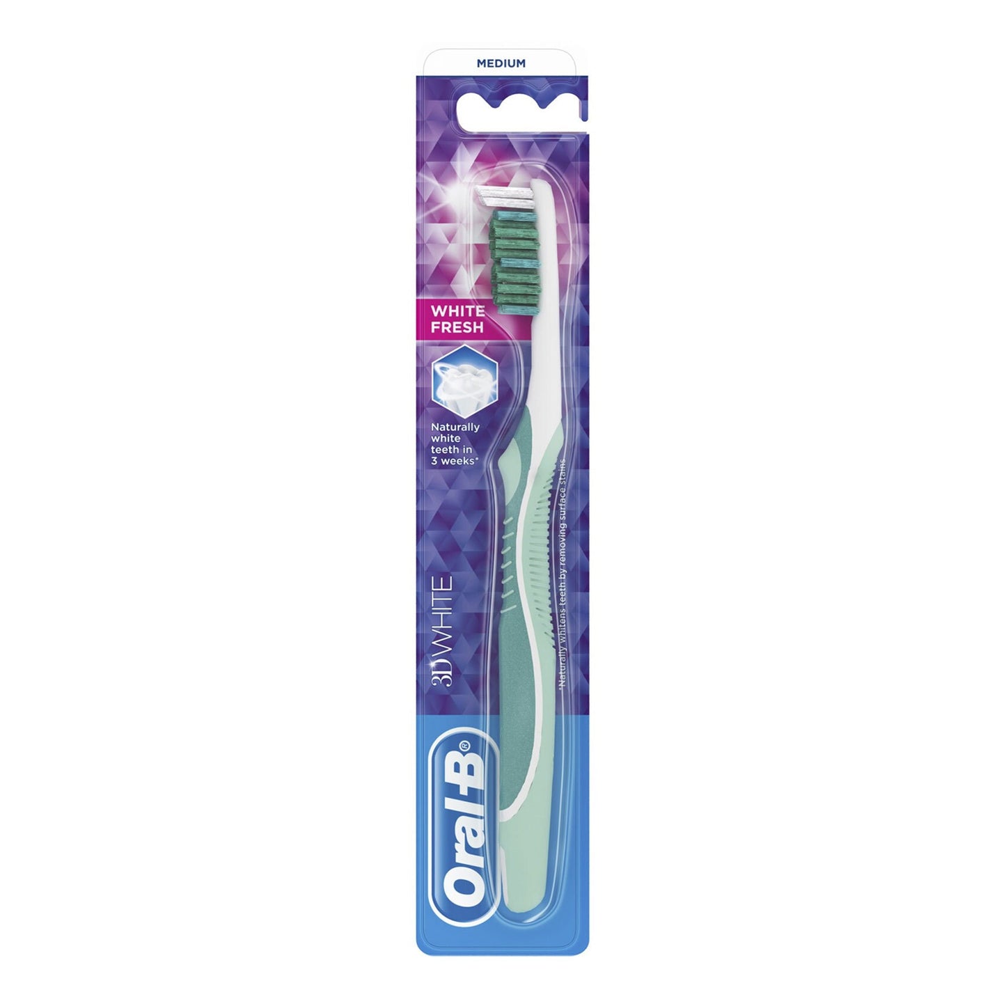 Oral B 3D White Fresh Toothbrush Medium 40