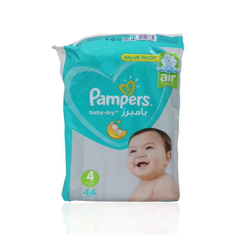 PAMPERS NO4 9-14 KG DIAPER 3X44'S