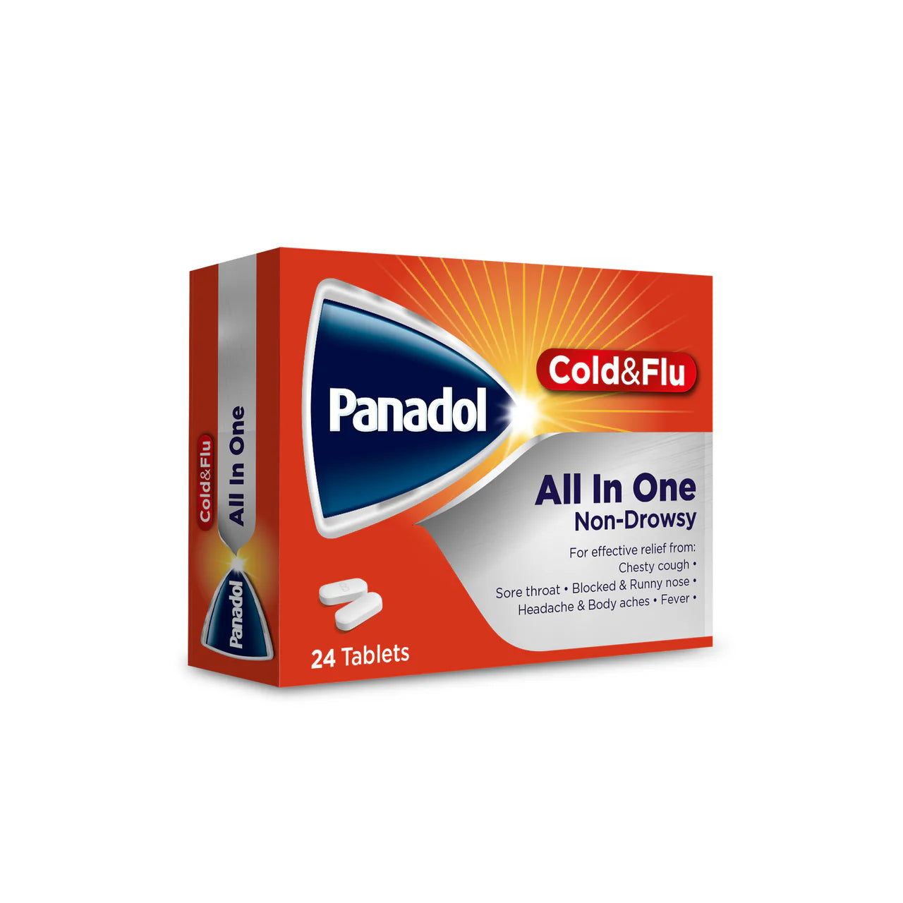 Panadol Cold And Flu All In One Tablets 24'S