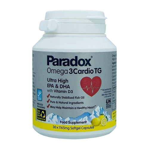 Paradox Omega 3 Cardio Tg Capsules 30'S