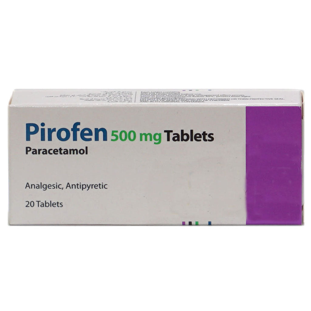 Pirofen 500mg Tablets 20'S