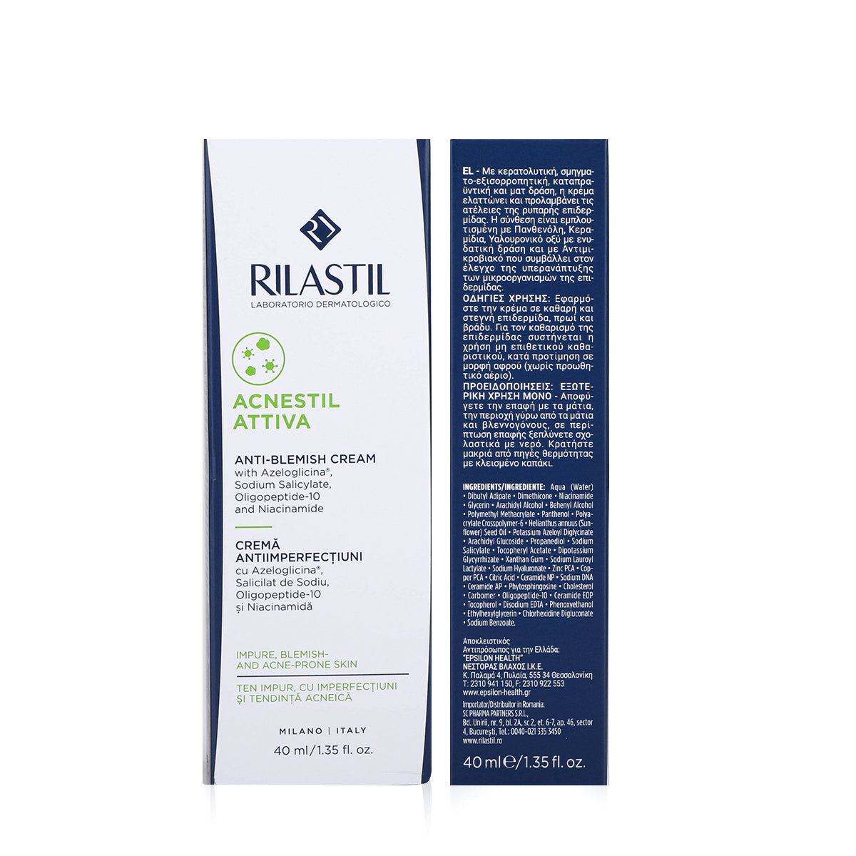 Rilastil Acnestil Anti-Blemish Cream 40ml