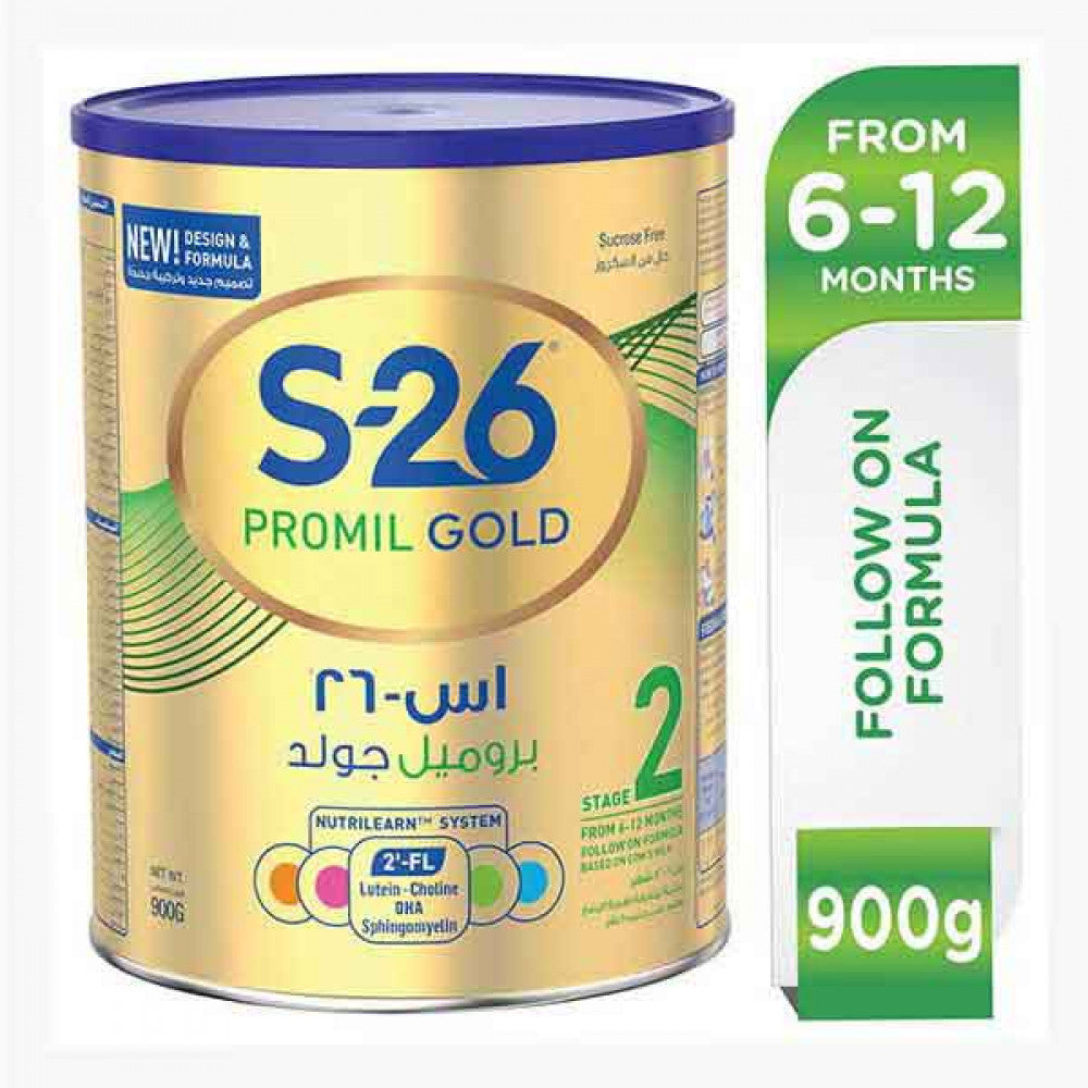 S-26 Gold New No2 6Mto12m Milk Powder 900G – Raf Pharmacy