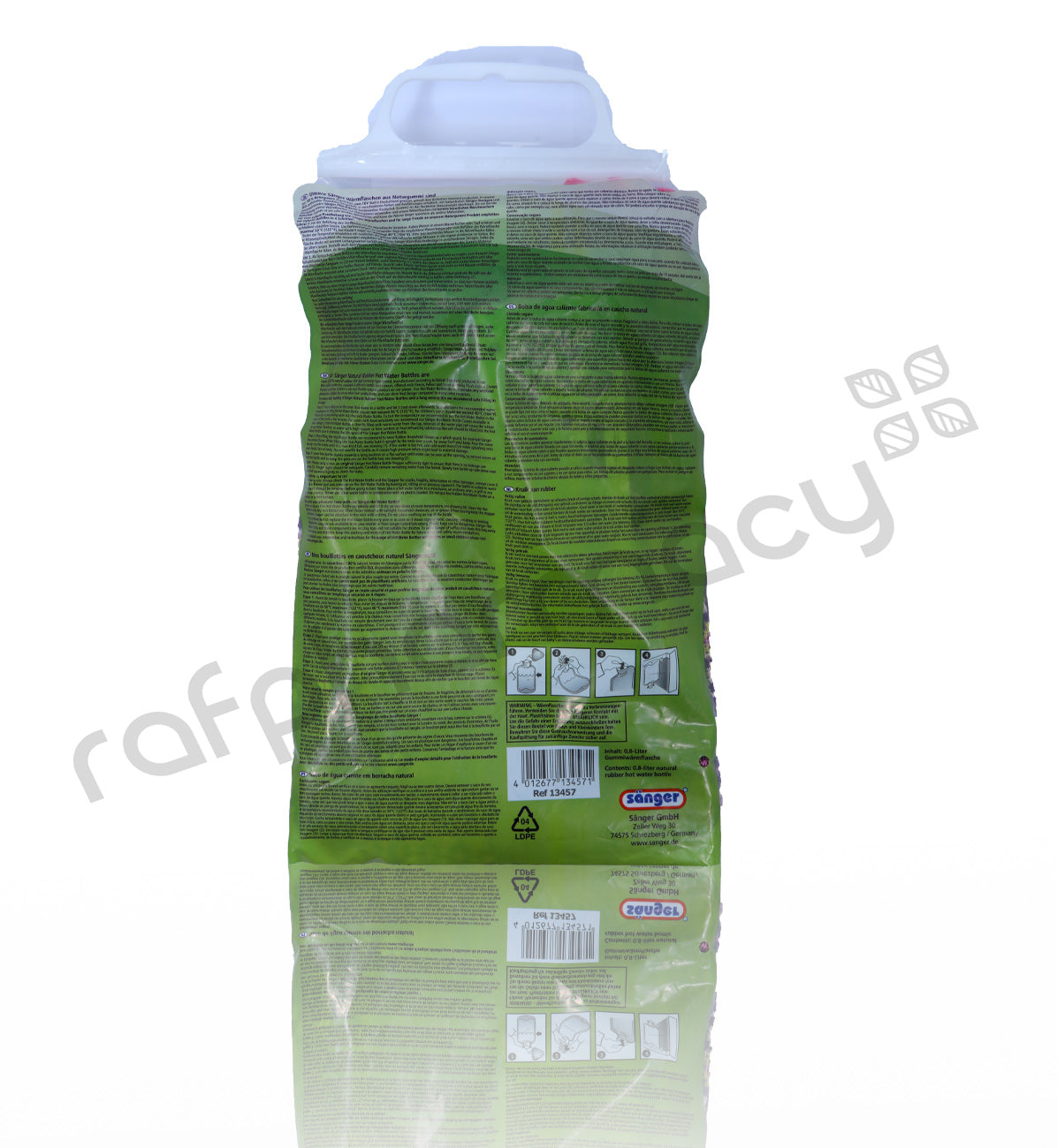 Sanger Children Hot Water Bag With Cover Pink Design