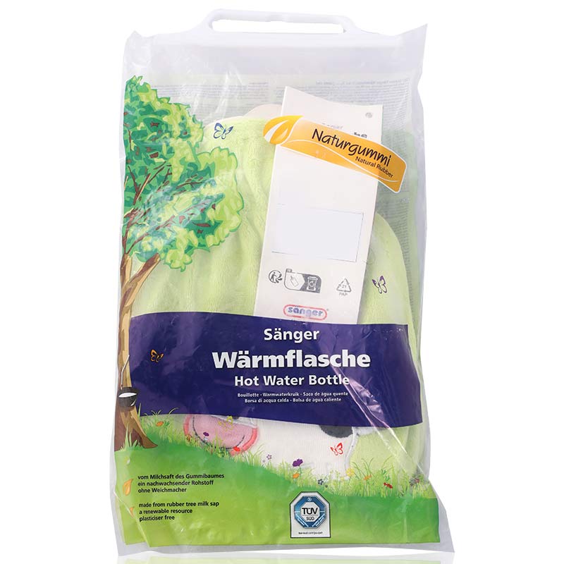 Sanger Hot Water Bag Green With Cover