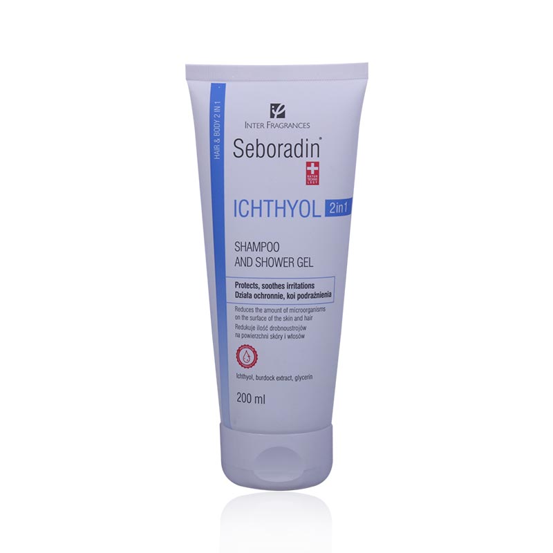 Seboradin Ichthyol 2 In 1 Shampoo And Shower Gel 200Ml