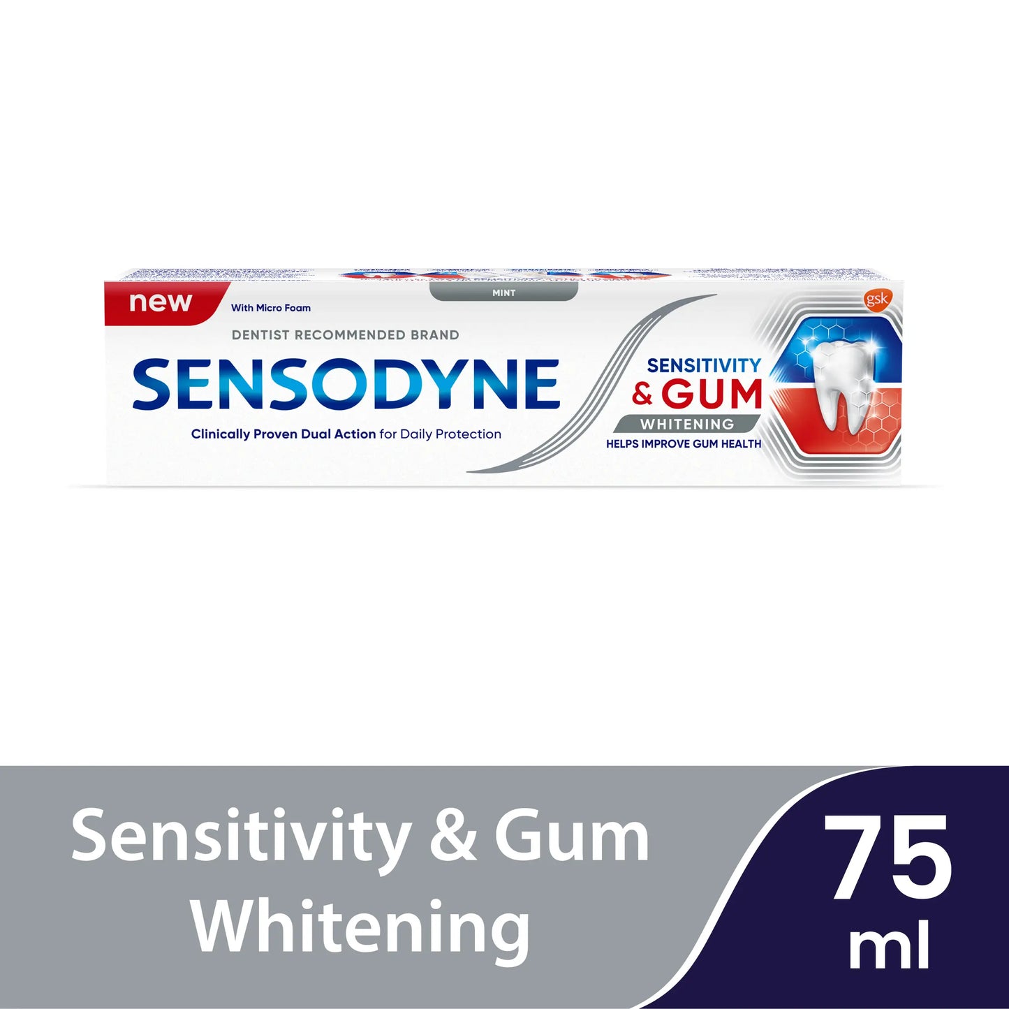 Sensodyne Sensitivity & Gum White Toothpaste 75ml