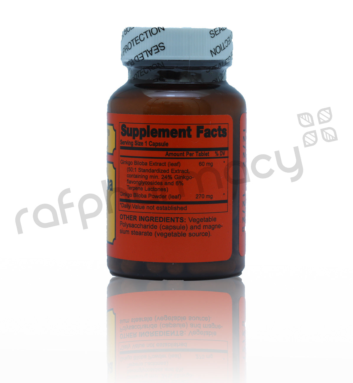 كبسولات سينتينيل جينكو بيلوبا 60 مجم، 60 كبسولة