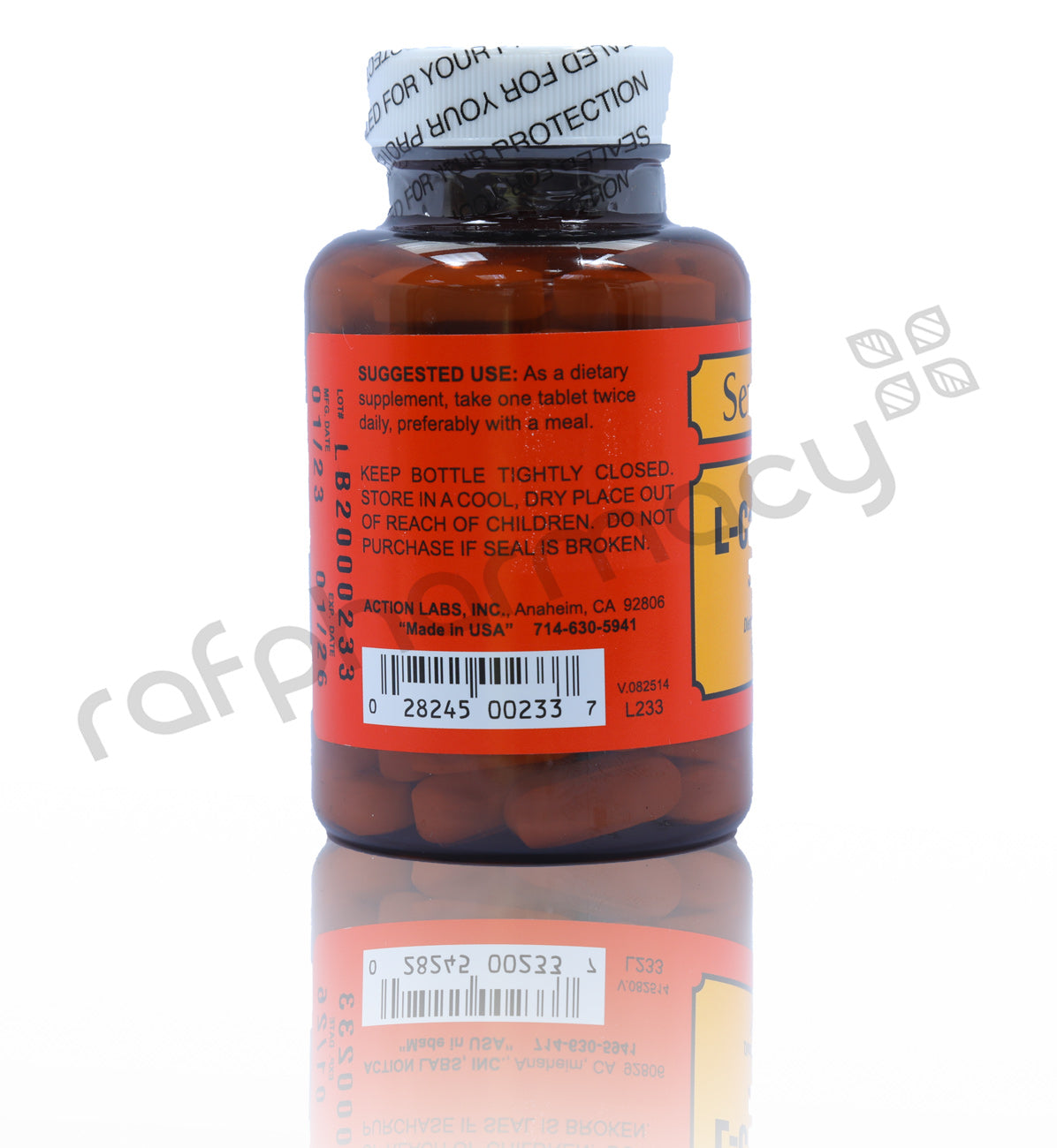 SENTINEL L-CARNITINE 500MG TABLETS 100'S