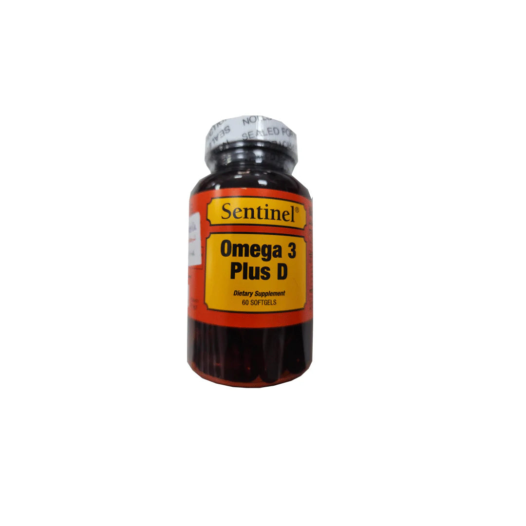 Sentinel Omega 3 Plus Vitamin D Softgels 60'S