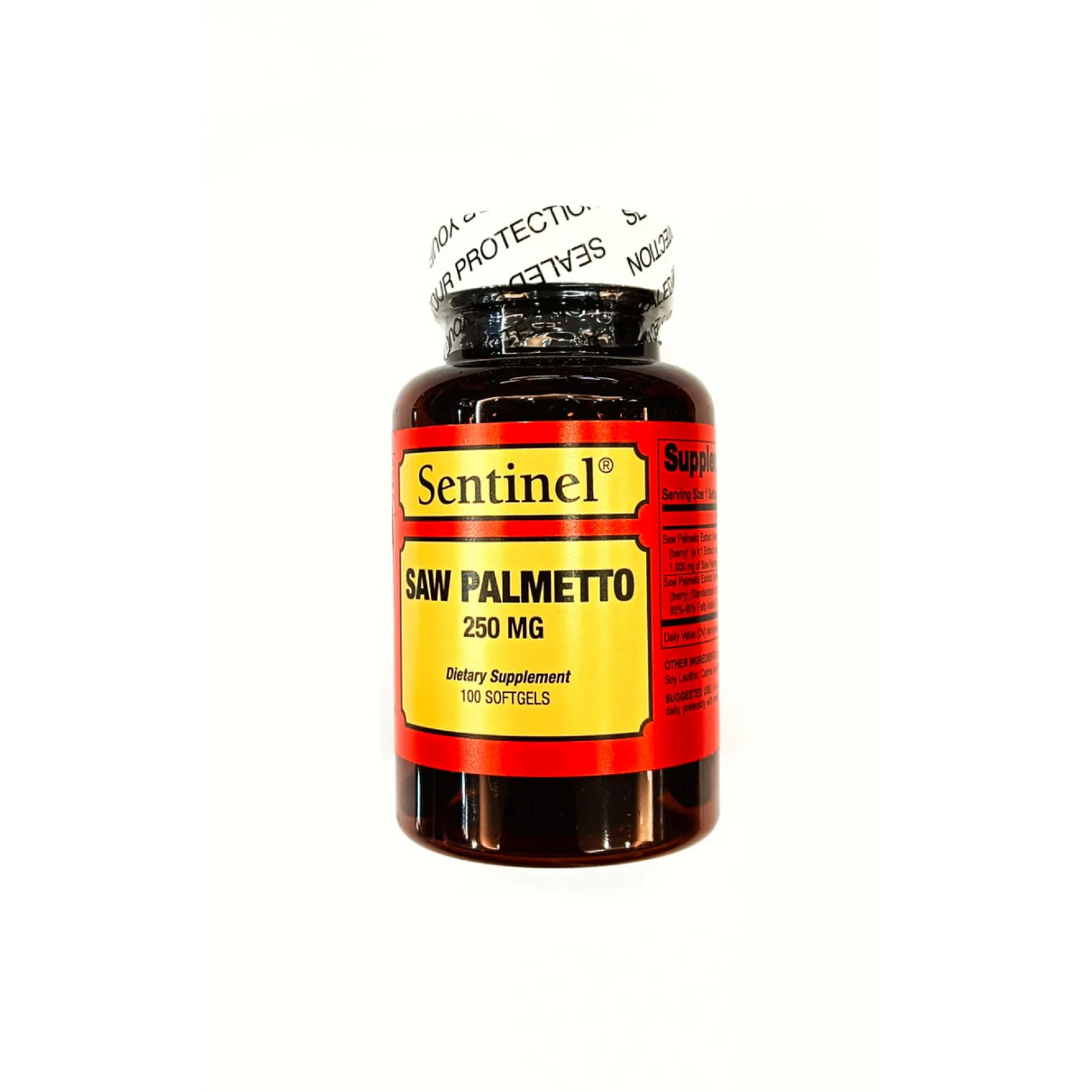 Sentinel Saw Palmetto 250Mg Softgels 100'S