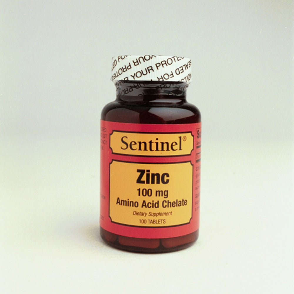 SENTINEL ZINC 100MG TABLETS 100'S