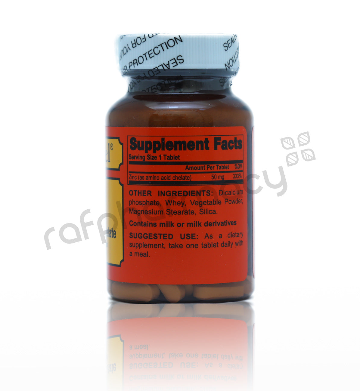 SENTINEL ZINC 50MG TABLETS 100'S