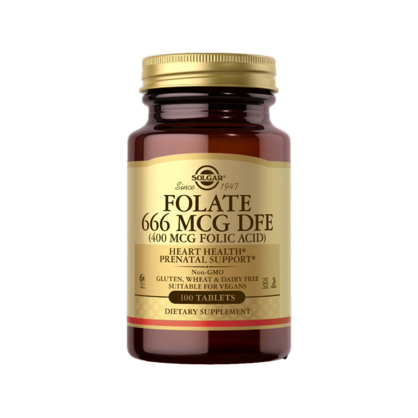 Solgar Folate 666Mcg Dfe Tablets 100'S