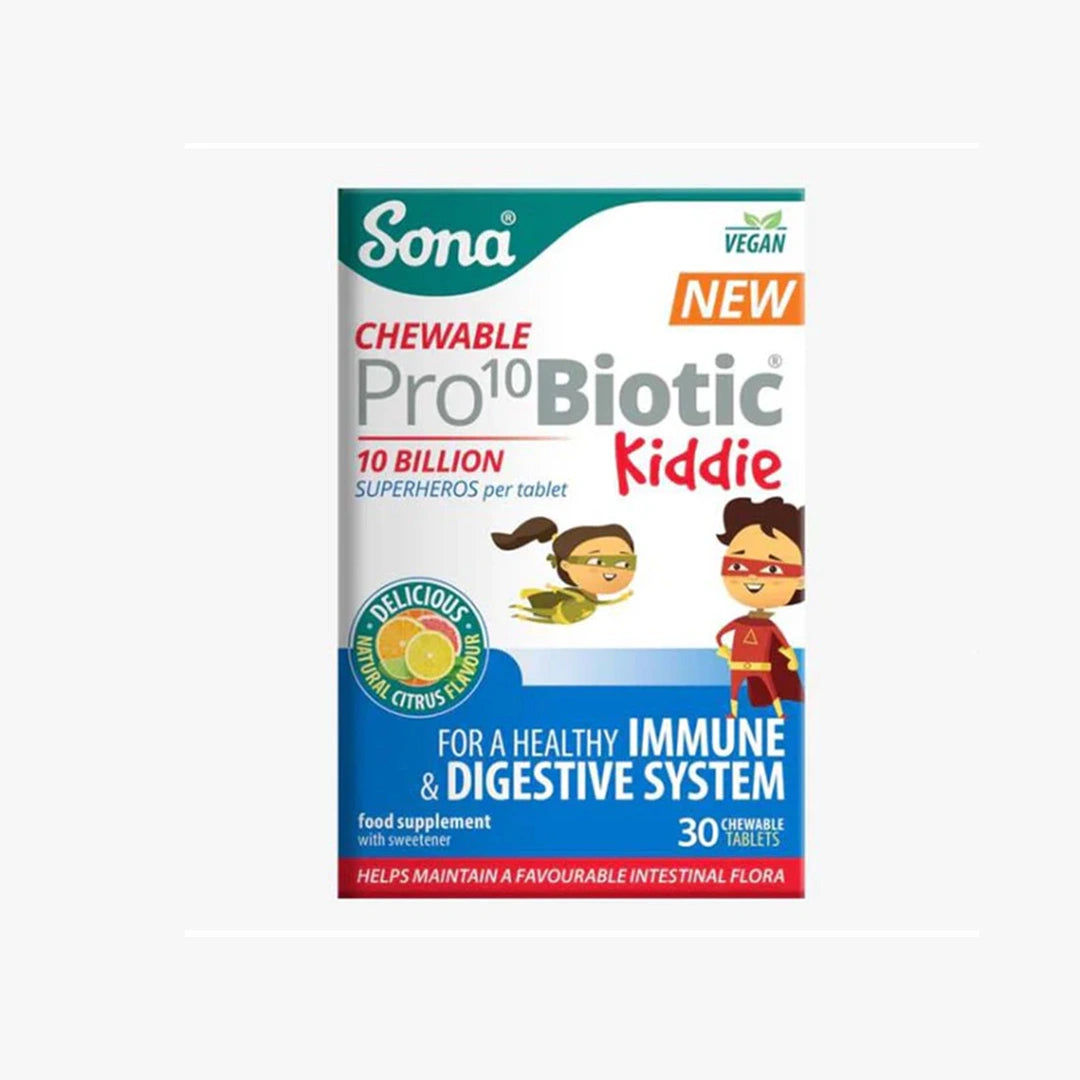 SONA PRO 10 BIOTIC KIDDIE CHEWABLE TABLET 30'S