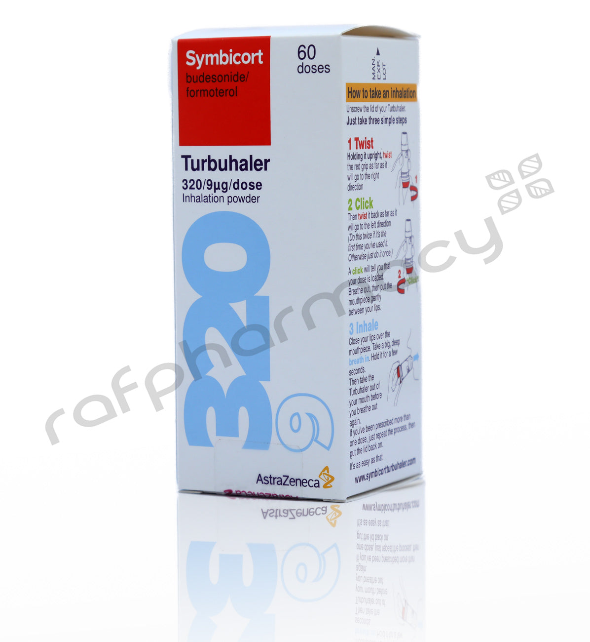 SYMBICORT TURBUHALER 320/9 60 DOSES