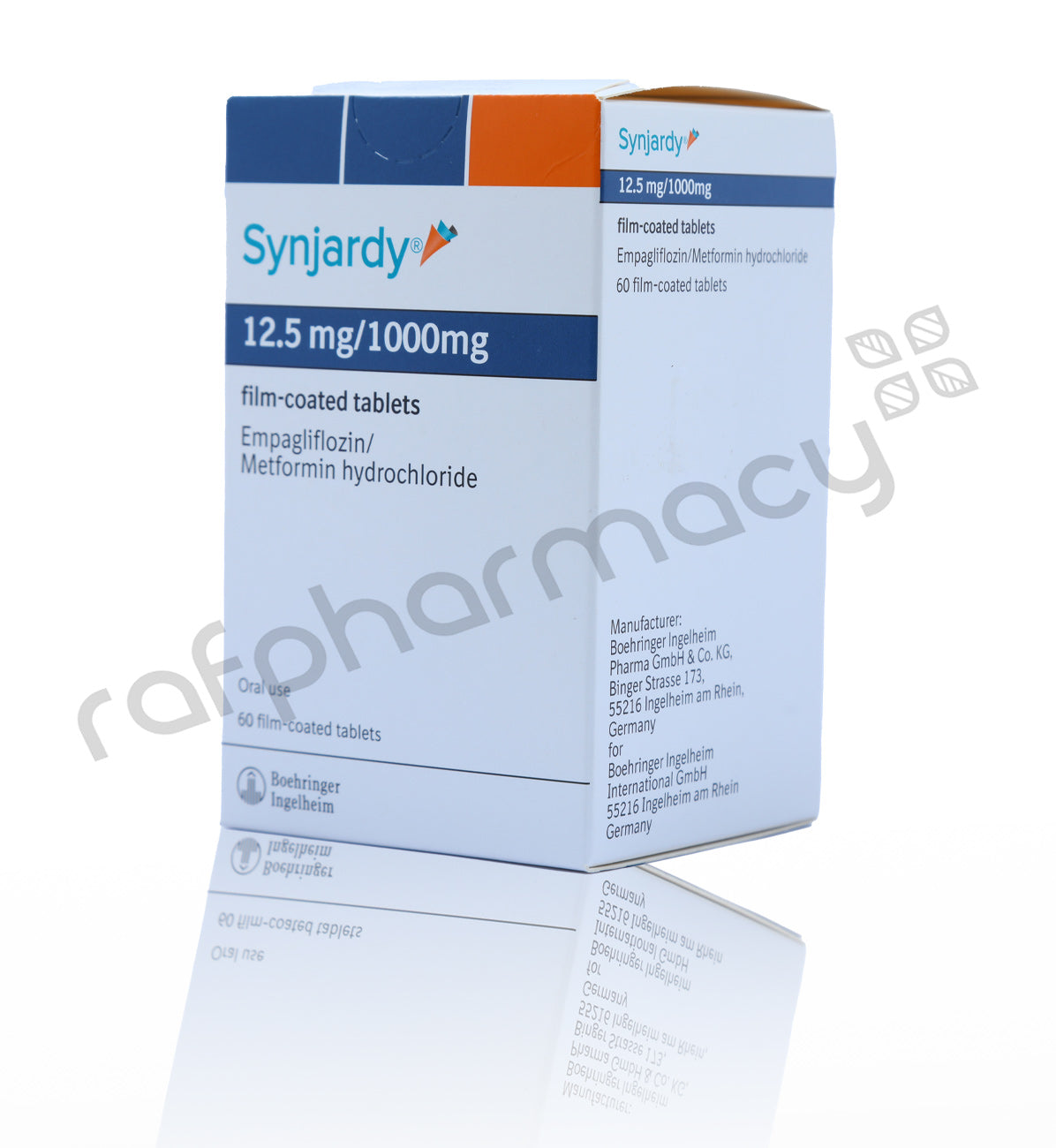 SYNJARDY 12.5MG/1000MG TABLETS 60'S