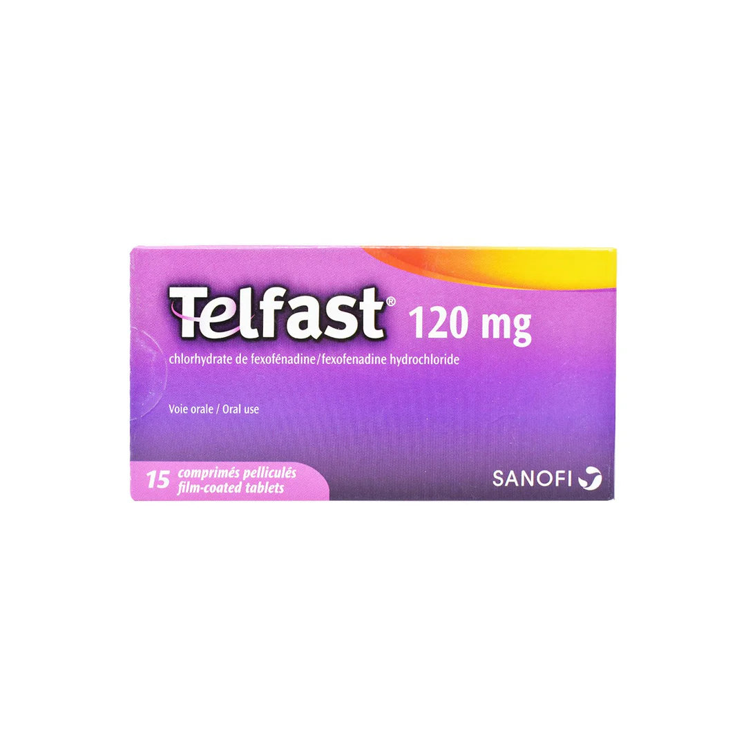 Telfast 120Mg Film Coated Tablets 15'S