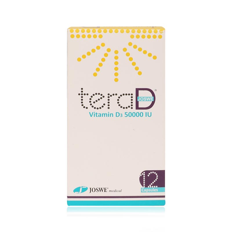 Terad Vitamin D3 50000Iu Capsules 12'S