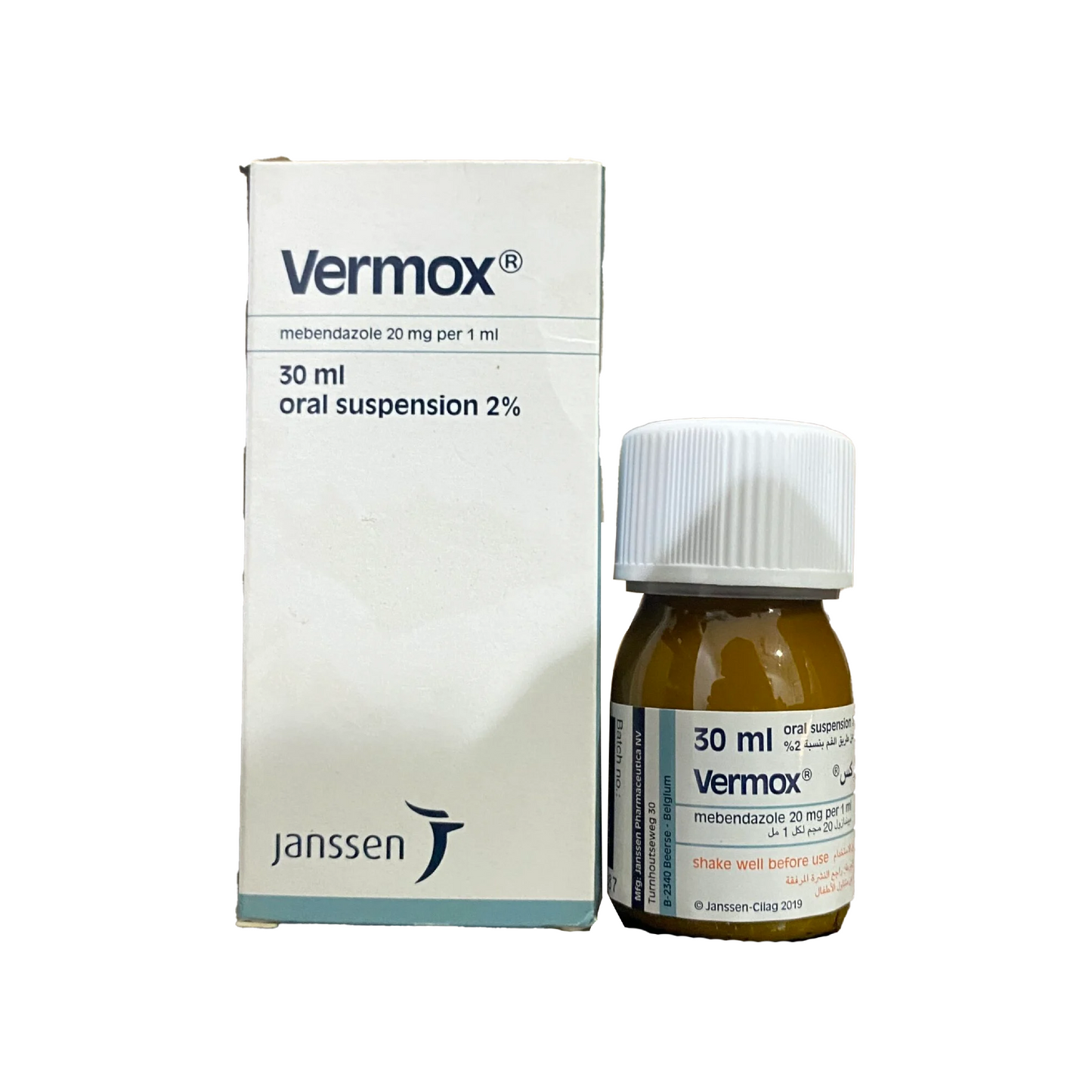 Vermox Oral Suspension 2% 30Ml