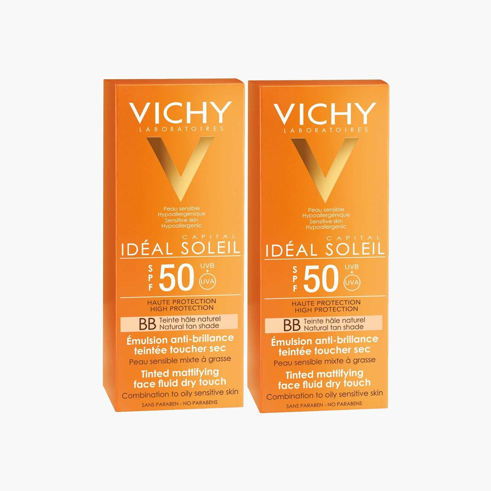 Vichy Capital Soleil Mattifying Dry Touch Fluid Spf50+ 50ml Buy 1 Get 1