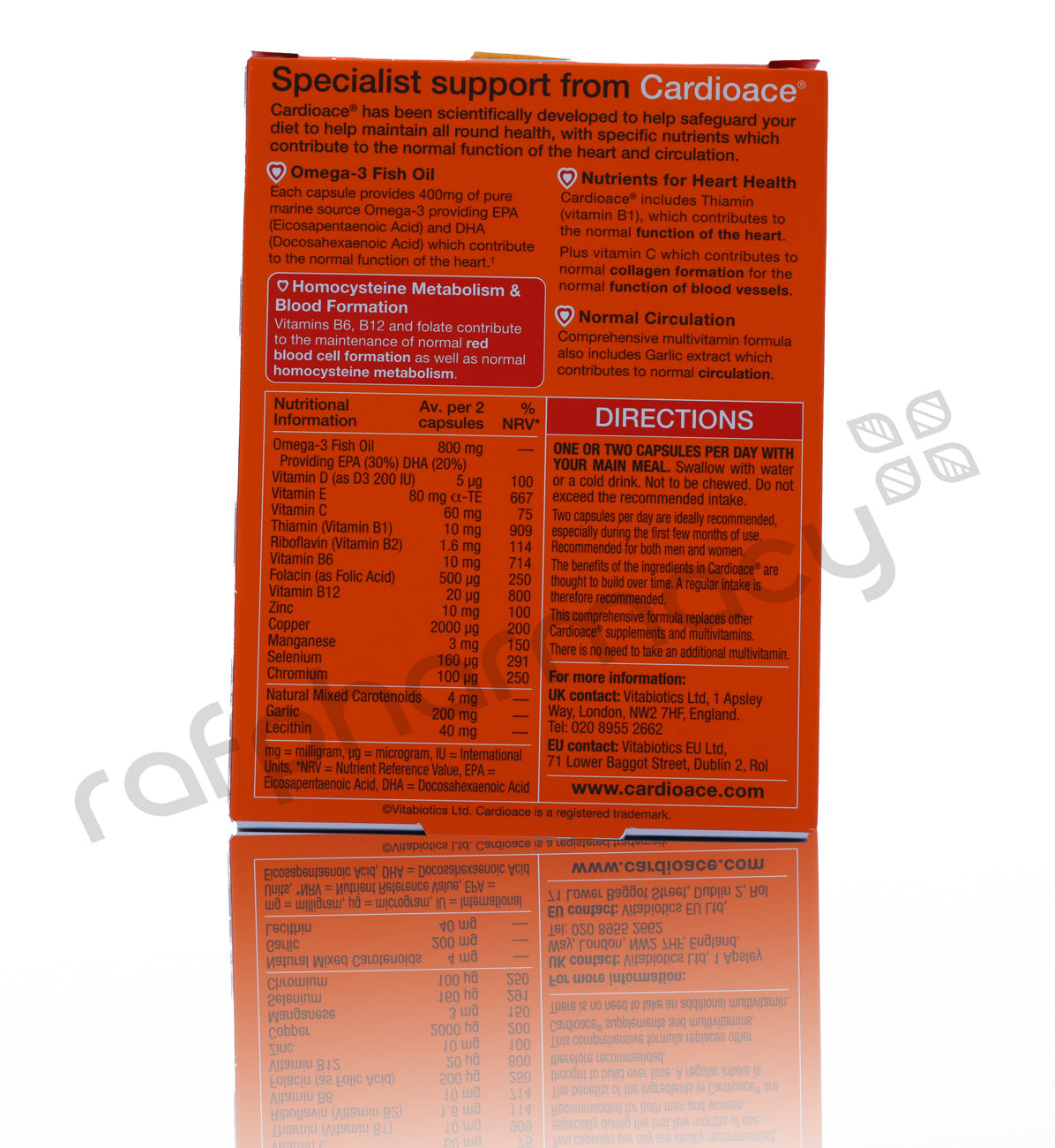 VITABIOTICS CARDIOACE CAP 30'S