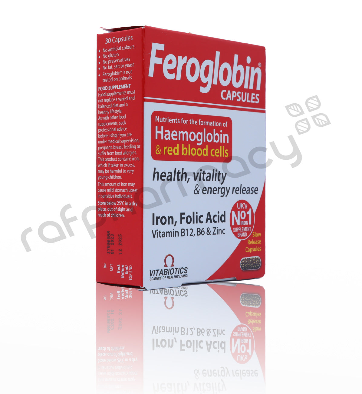 VITABIOTICS FEROGLOBIN B12 CAP 30'S