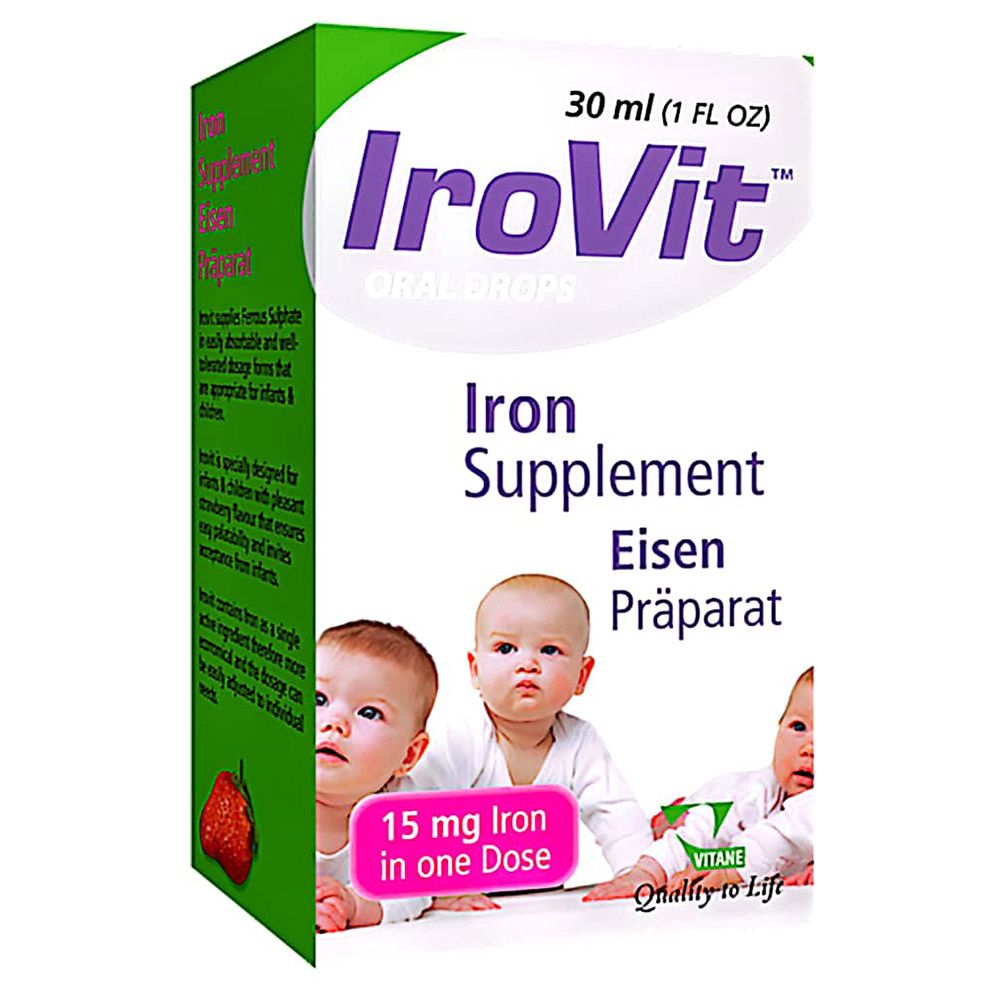 Vitane Irovit Oral Drops 30Ml