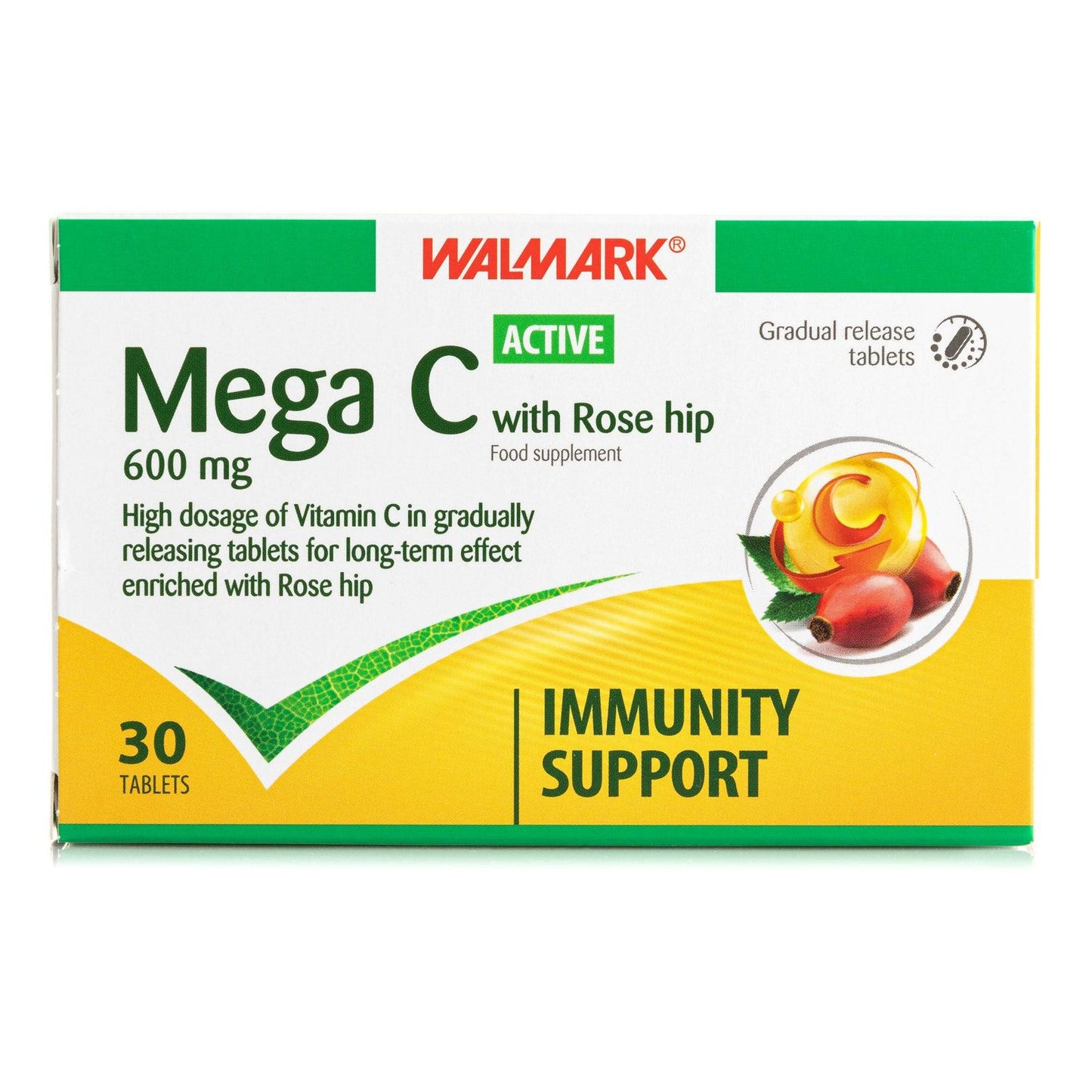 Walmark Mega C With Rose Hip 600mg Tab 30'S