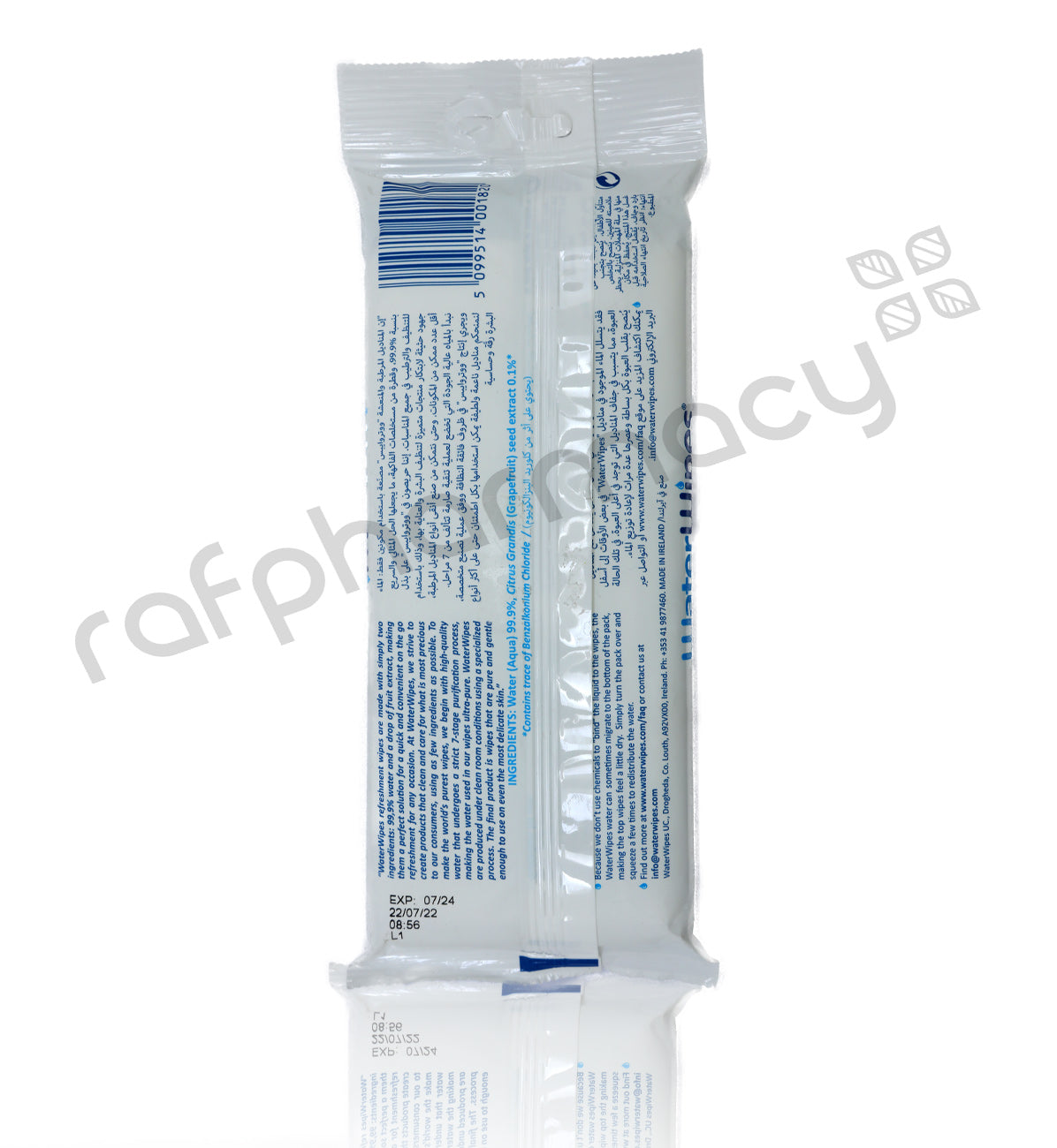 WATERWIPES REFRESH ON THE GO 28'S