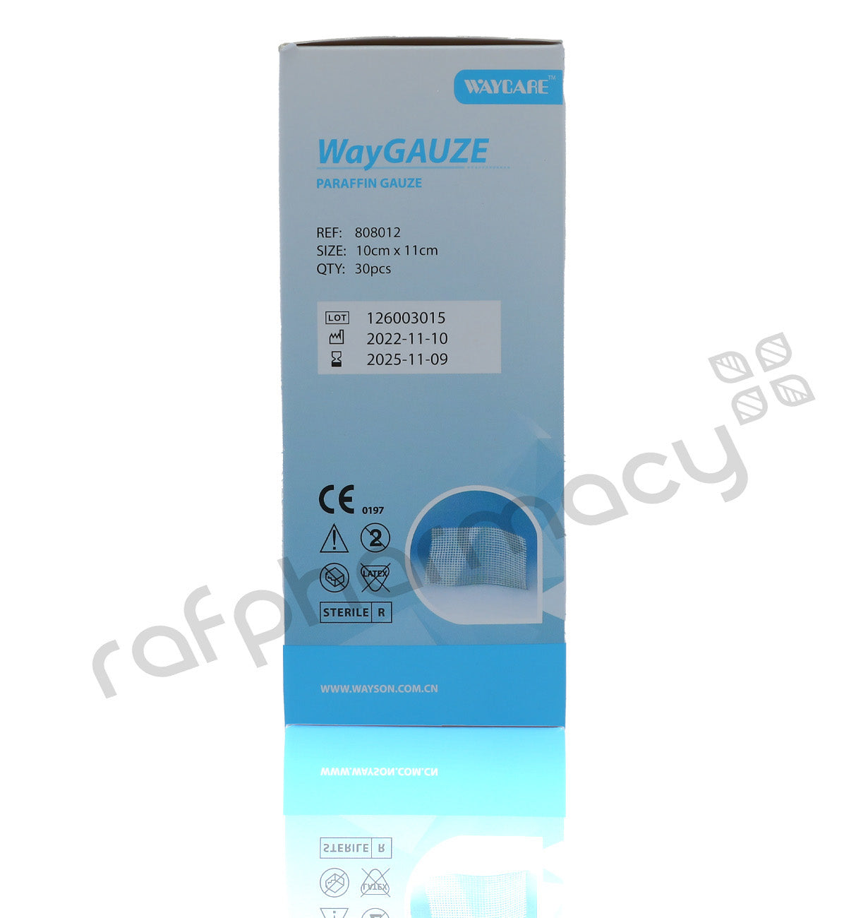 Waycare Paraffin Gauze 10x11 Cm 30'S
