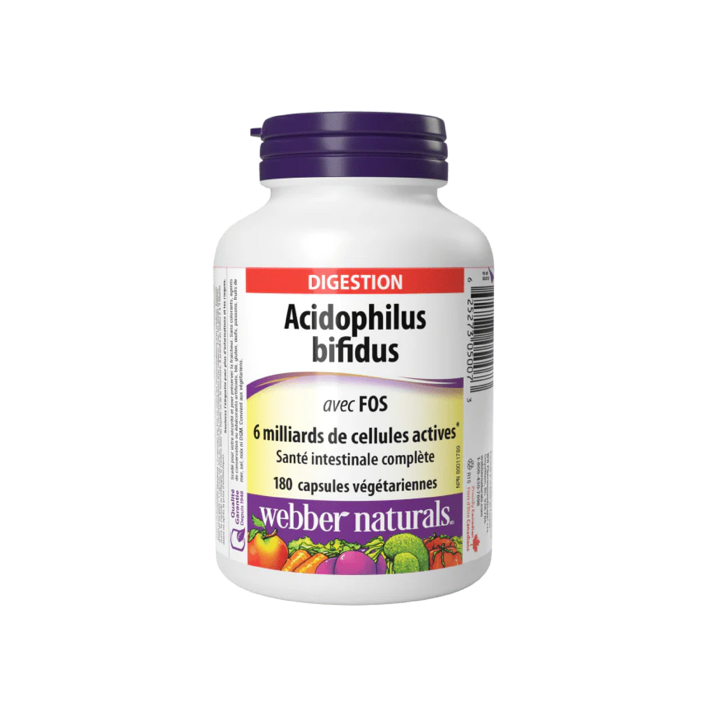 Webber Natural Acidophilus Bifidus Capsules 60'S